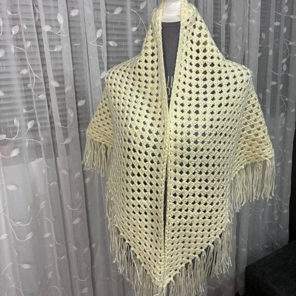 Handmade crochet shawl New